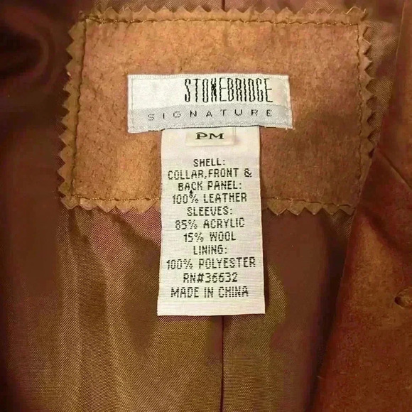 Vintage Southwestern Suede Leather Blazer - Picture 2 of 4